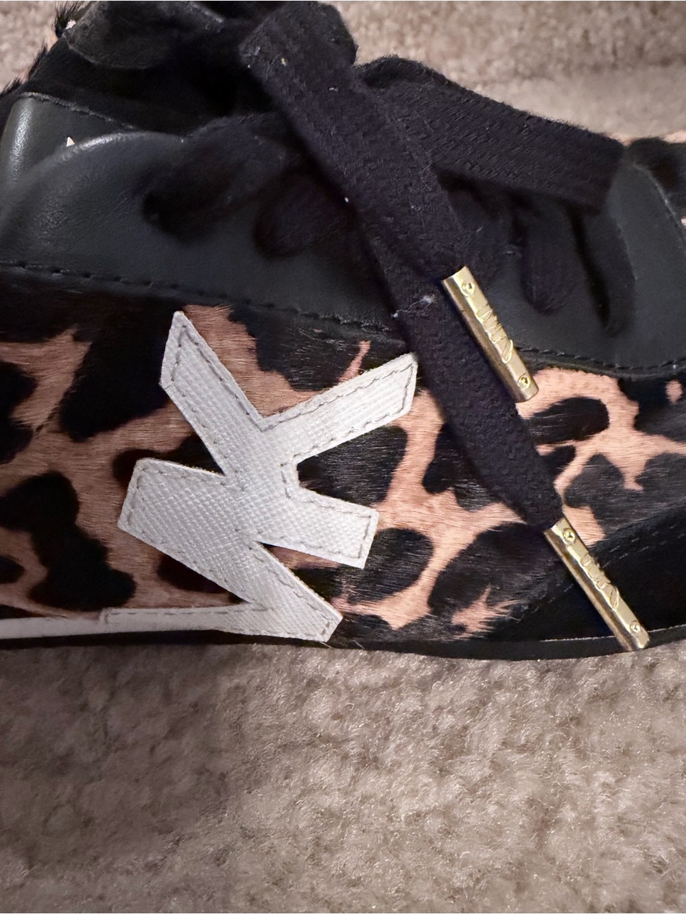 Michael Kors Animal Print Sneakers Womens Shows Size 9 Stanton trainer - Picture 11 of 13
